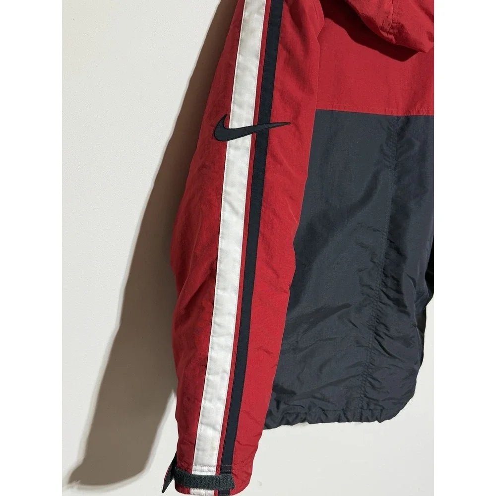 Nike Red Men Large Coat Zip Up Hoodie Vintage  RN#56323 CA# 05553